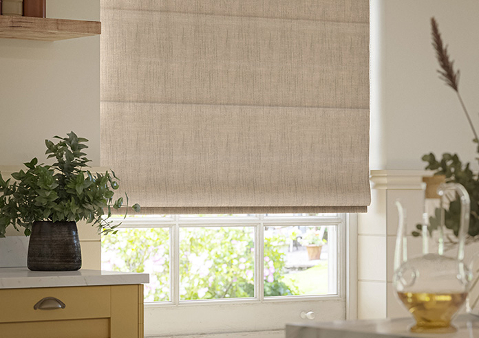 Rhea, Ochre - Roman Blind - Image 5